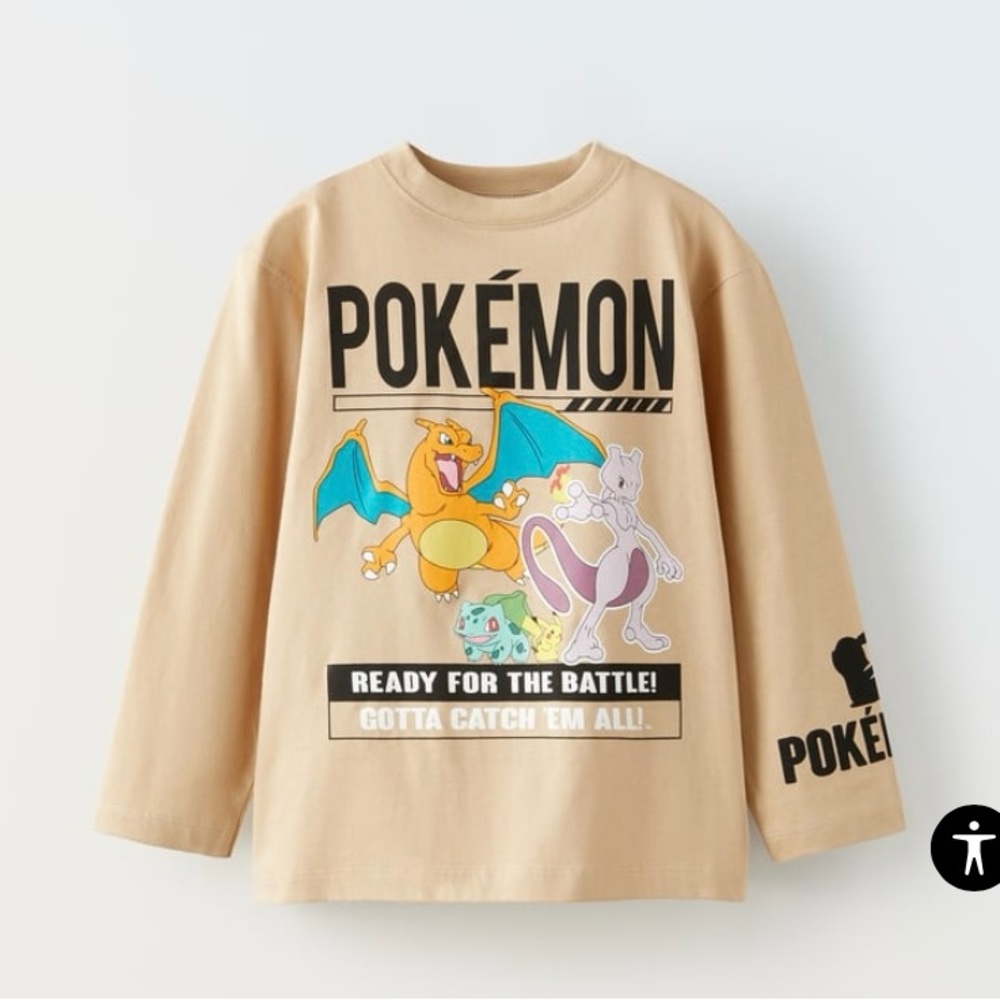Zara Pokémon shirt. Youth 12-13 yrs